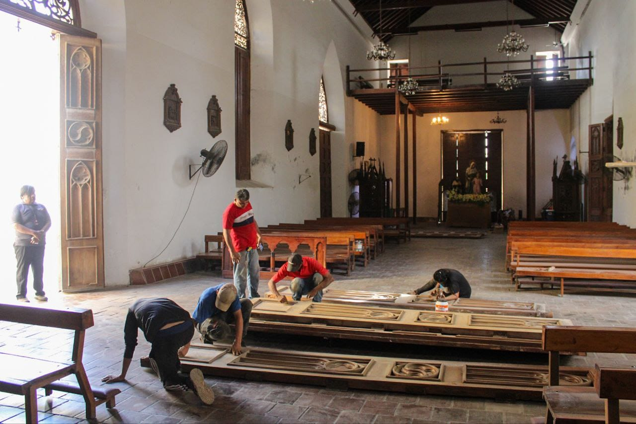 Gobierno de Luis Caldera rehabilita templos religiosos del casco histórico de Maracaibo