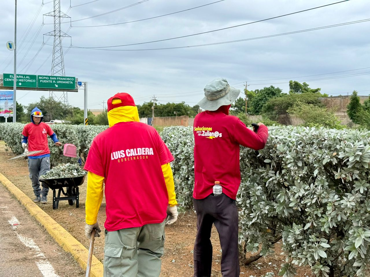 Desarrollan jornada de saneamiento y desmalezamiento en la avenida Don Manuel Belloso de Maracaibo