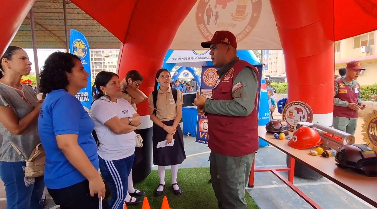 Gobernación del Zulia acompaña despliegue del programa nacional “Mi Liceo, mi Zona Segura” en la unidad educativa Eduardo Mathías Lossada de San Francisco