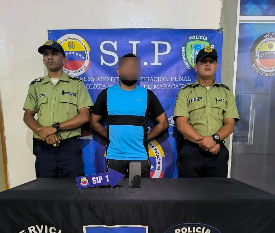 Polimaracaibo detuvo a un hombre solicitado por violencia sexual en el sector El Milagro