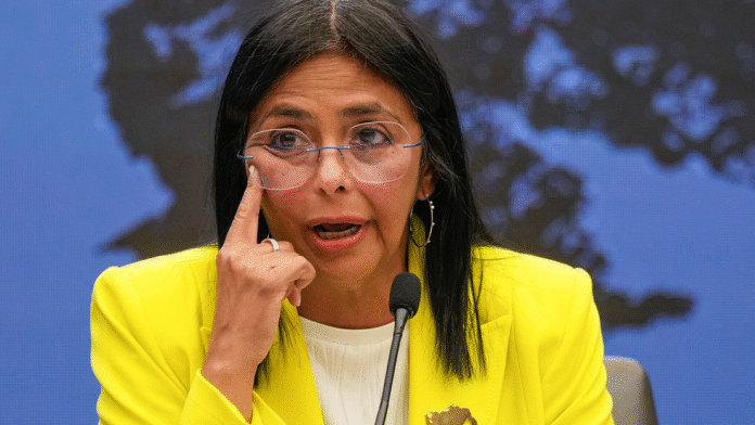 Delcy Rodríguez: Dinero robado de Citgo fue usado por extremismo venezolano para planes violentos