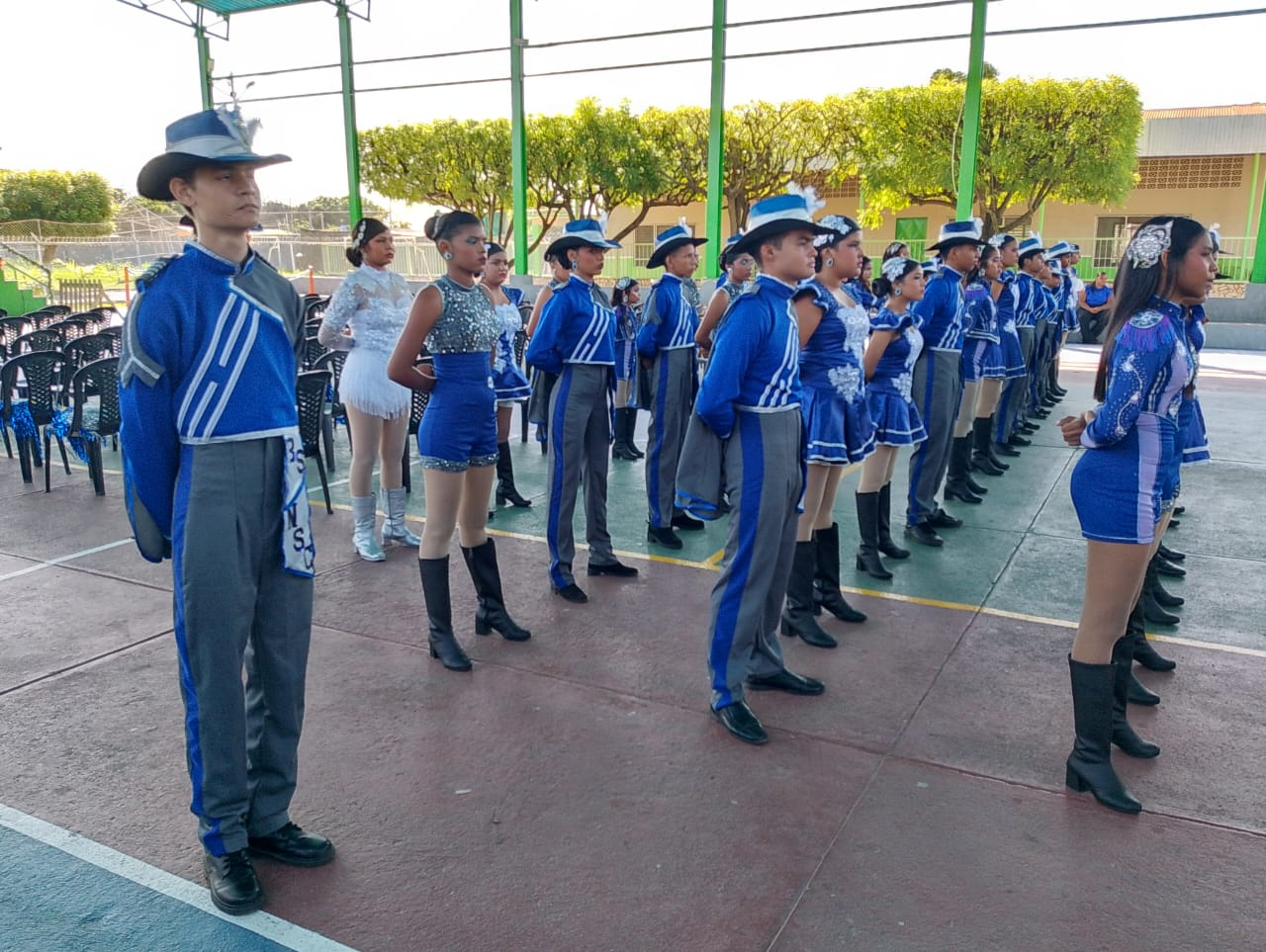 Banda Show Nuestra Señora del Carmen celebró 28 años con ascensos, reconocimientos y nuevos ingresos