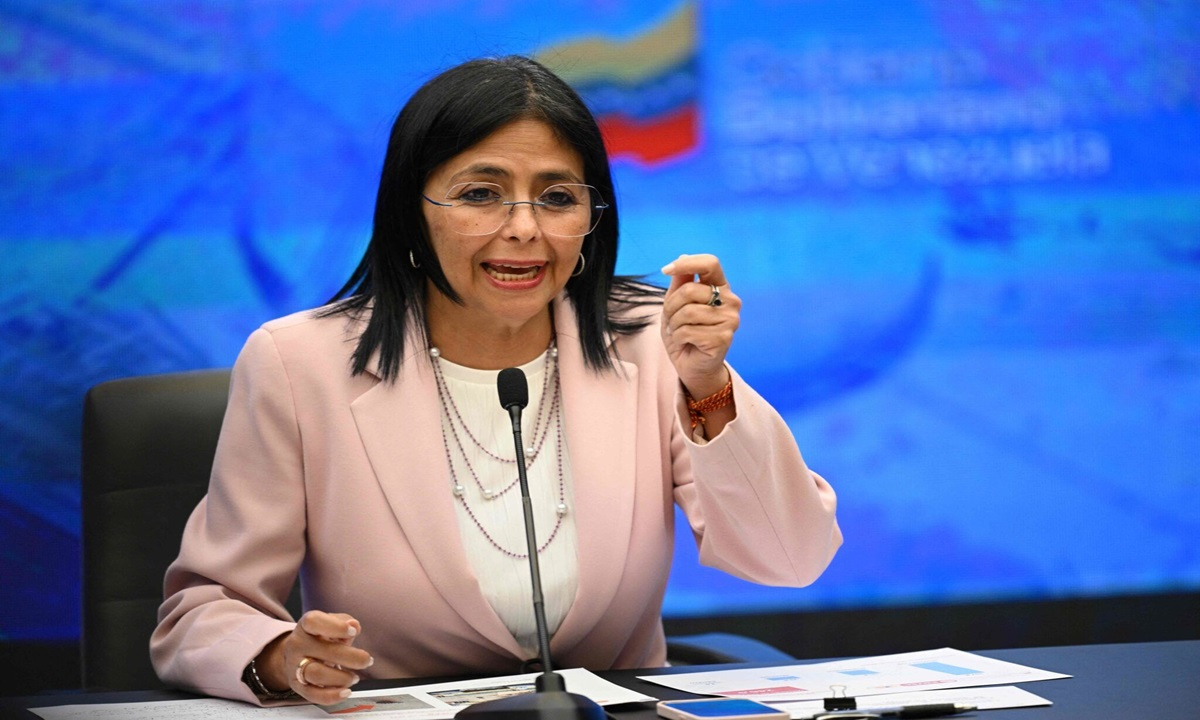 Presidenta encargada Delcy Rodríguez vuelve a la red social X