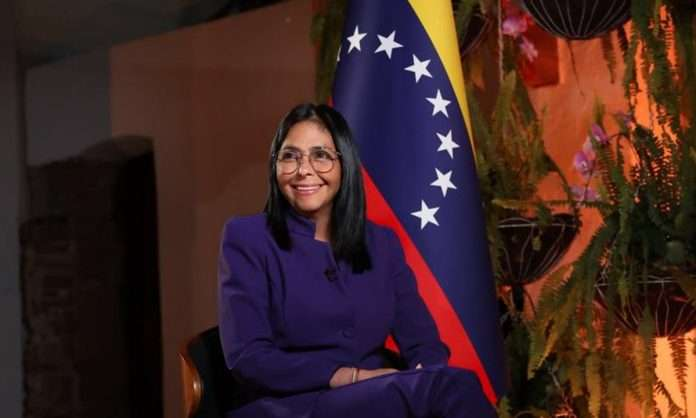 Presidenta encargada Delcy Rodríguez: 