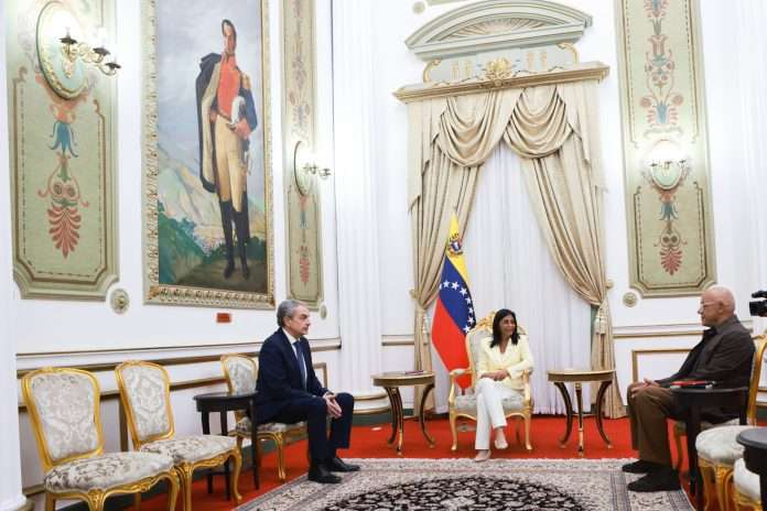 Delcy Rodríguez recibió a Zapatero