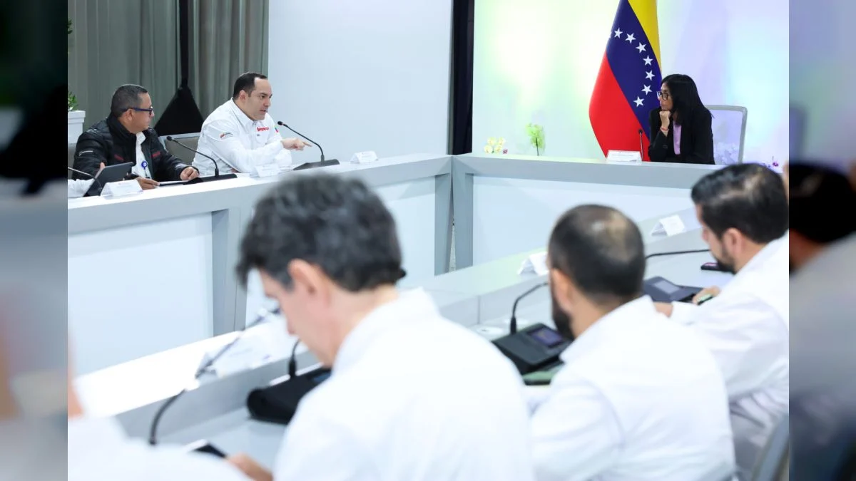 Delcy Rodríguez sostuvo reunión con directiva de PDVSA