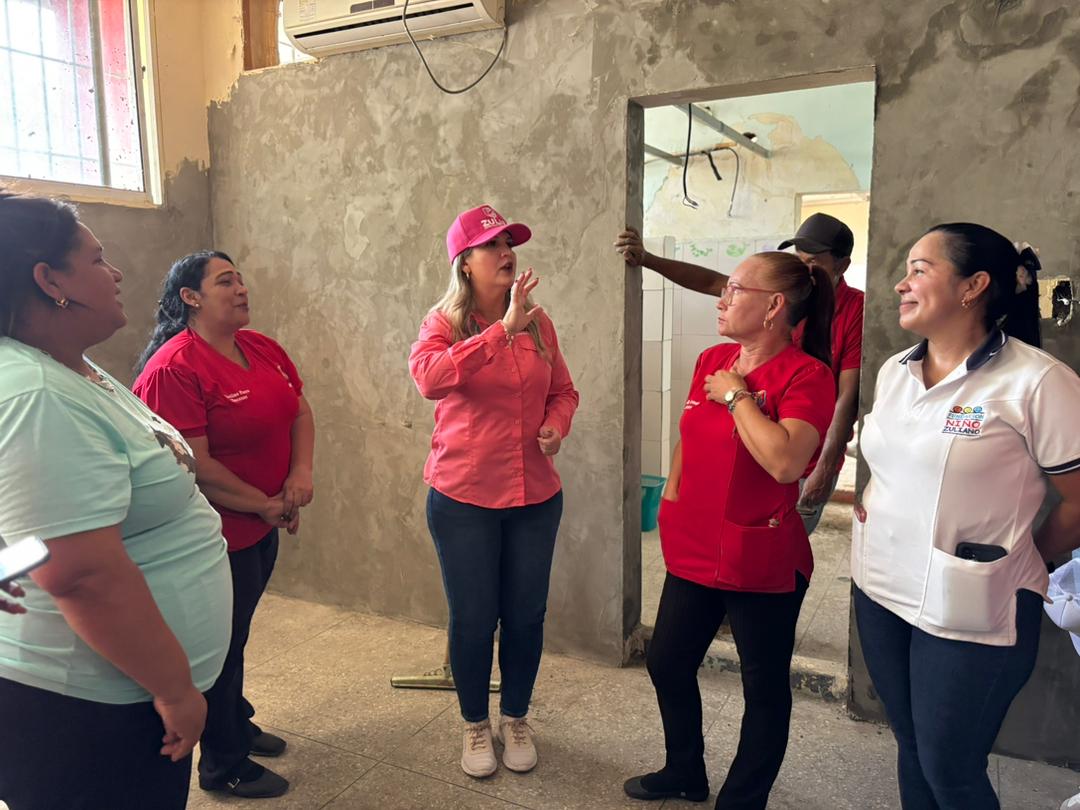 Avanzan los trabajos de recuperación del CEI General Rafael Urdaneta para fortalecer la educación inicial en Maracaibo