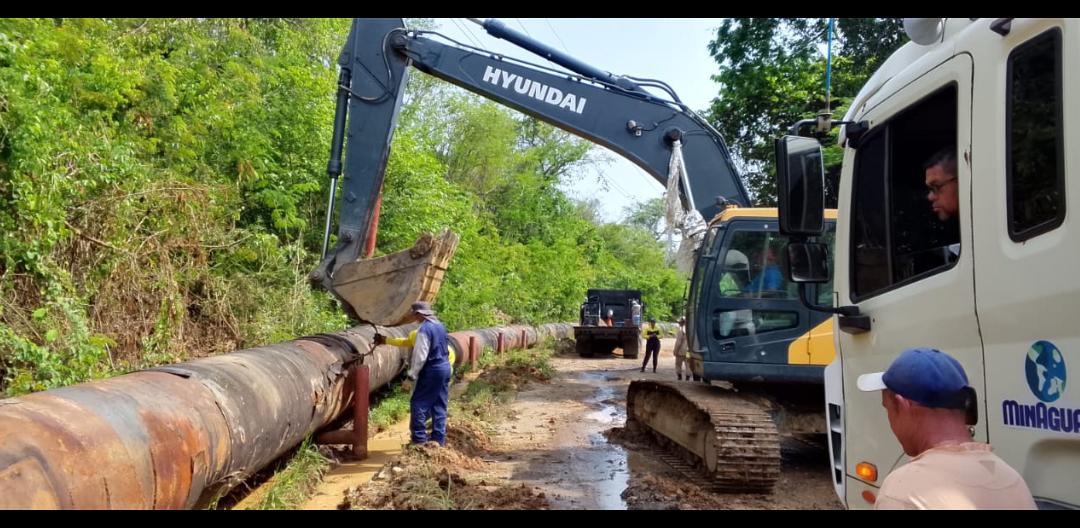 Plan Hídrico en la COL sustituye 300 metros de tubería para optimizar la eficiencia hídrica desde embalse Burro Negro