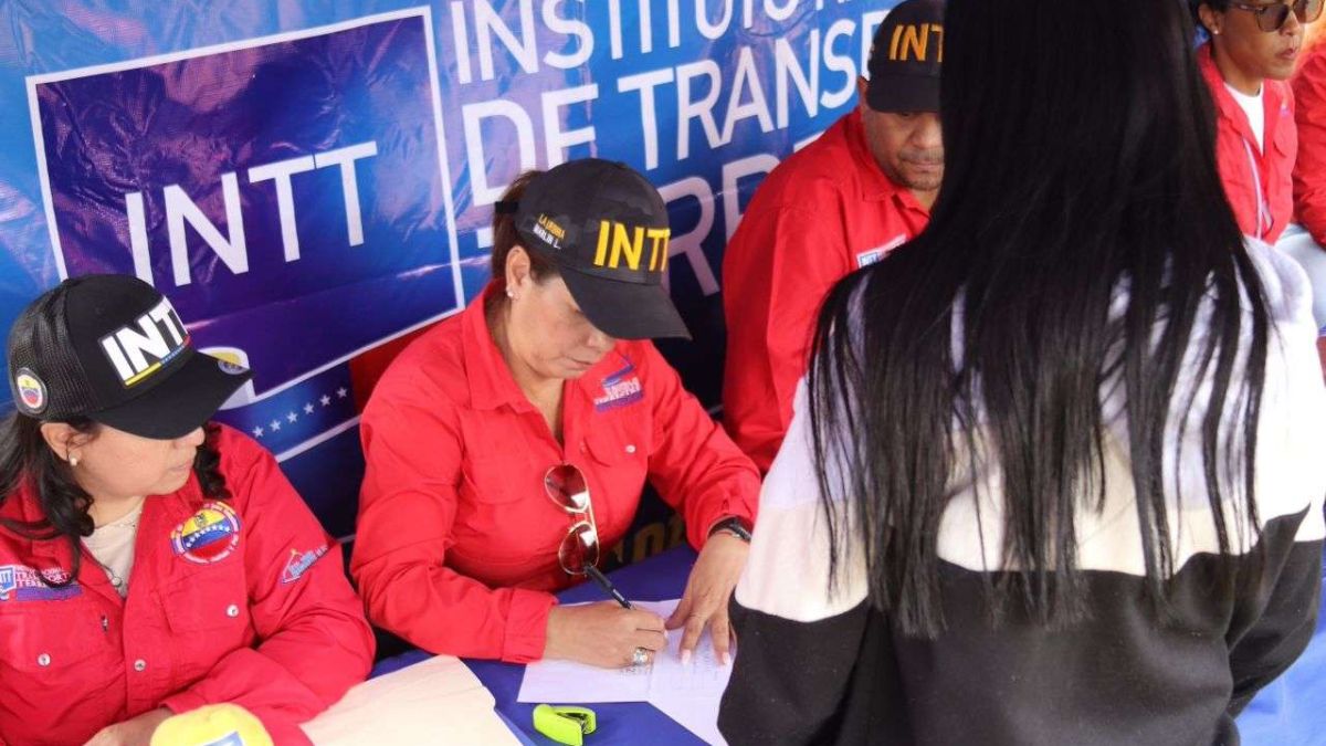 INTT despliega operativo especial de trámites vehiculares