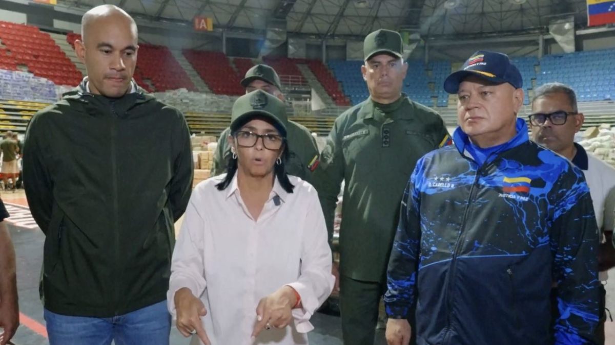Delcy Rodríguez desde la Guaira: 