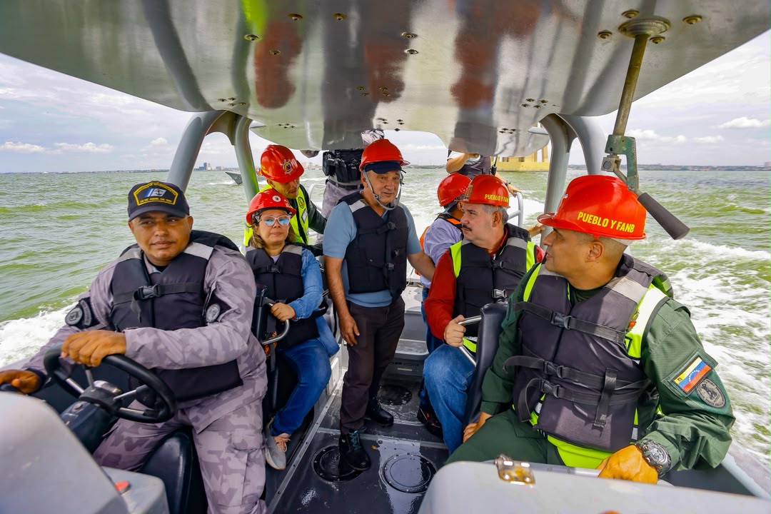Expertos de la Comisión Especial de Infraestructura del Zulia evalúan condiciones estructurales del Puente sobre el Lago